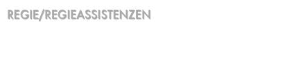 Regie/regieassistenzen
NACH VIELEN JAHREN AUF DER BÜHNE HAT ES MICH GEREIZT, EINMAL DIE SEITE ZU WECHSELN. WAS HEIßT ES, NICHT NUR DIE DARSTELLER, SONDERN AUCH TON, LICHT, KOSTÜME UND BÜHNENBILD ZU KOORDINIEREN ? MEHR DARÜBER HIER.....
